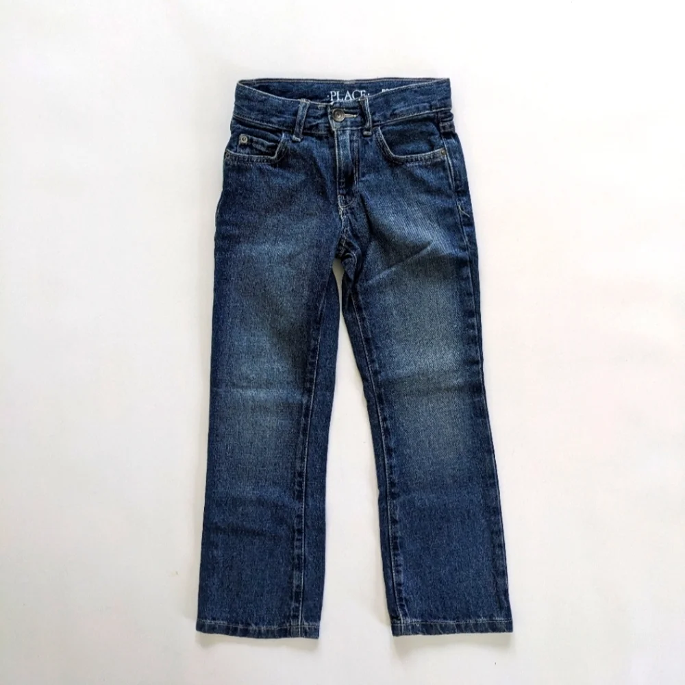 The Children's Place 6 Bootcut Jeans in Medium Indigo NWT